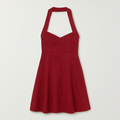 CottonWorks Red Cotton Dress on a neutral background